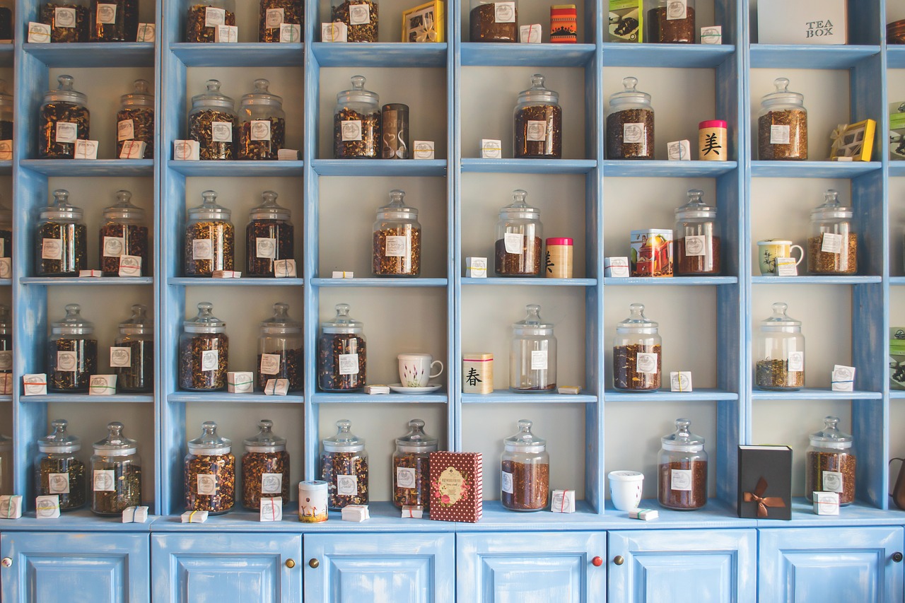 jars, herbs, shelves-1853439.jpg