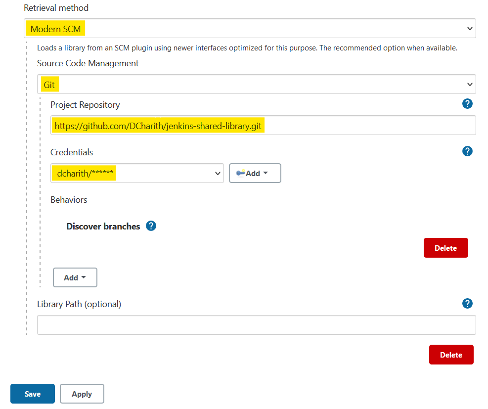 Jenkins Shared Library - SCM Information